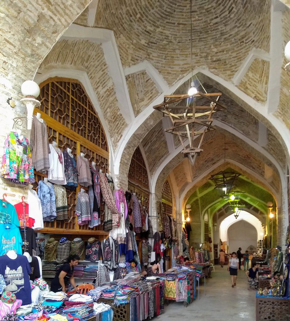 Taki-Telpak Furushon bazaar Bukhara