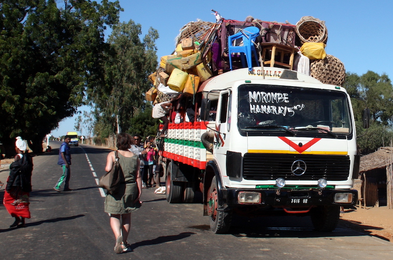 Camió brousse de transport a Madagascar